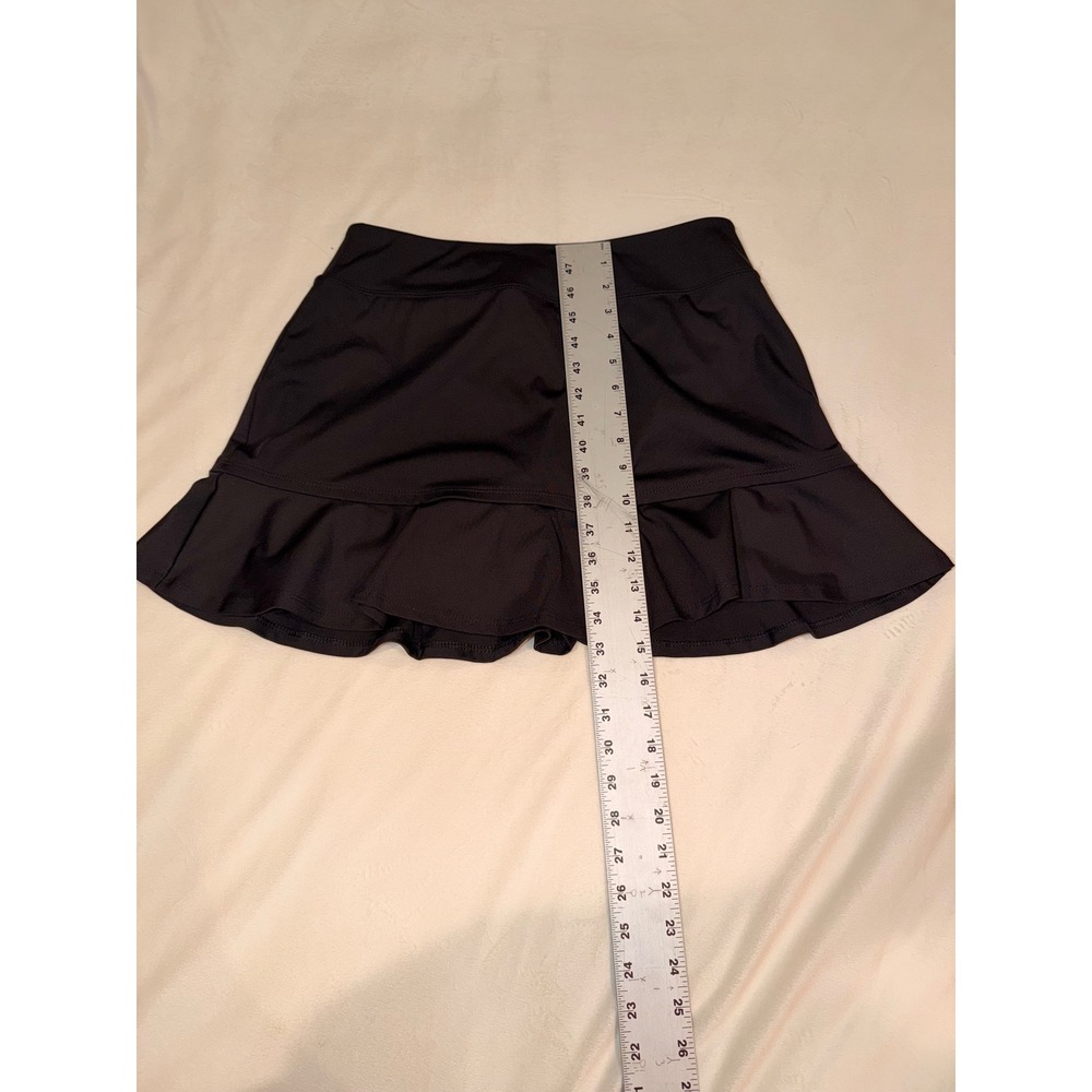 Tommy Bahama Golf Skort Black Ruffle Hem Active Athletic Womens Medium (720) - Picture 2 of 6